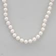 Necklace With Genuine 6.5-7.0mm Freshwater Pearls Beautifully Designed in 925 Sterling silver. Total item weight 28.0g Length 18in
