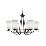 Philips Forecast Lighting Candle Light Chandelier in Wrought Iron