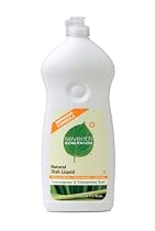Seventh Generation Dish Liquid, Lemongrass & Clementine Zest, 25-Ounce Bottles (Pack of 6)