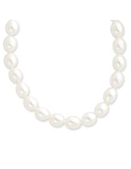 14k Yellow Gold 18in 6-6.5mm White Potato Freshwater Cultured Pearl Necklace.