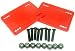 Skateboard RED RISER PADS 1/8