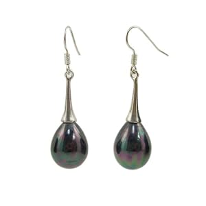 Peacock Mother of Pearl Earrings
