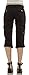 Classic Designs Womens Stretch Poplin Cargo Capri with Woven Belt (S-3X)
