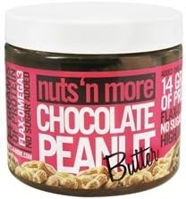 Nuts apos;N More Chocolate Peanut Butter 16 oz - NUTSPBUT16OZCHOCEA