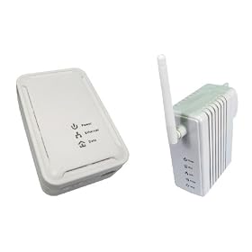 Max Value MV143121 Home Plug Wireless Access Point Homeplug Kit 200Mbps