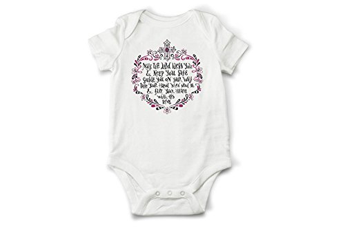 May The Lord Quote Baby Gift Bodysuit by Ocean Drop Designs