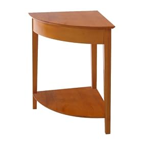 Winsome Wood Corner Desk with Shelf