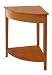 Winsome Wood Corner Desk with Shelf, Honey