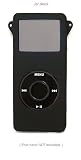 Apple iPod nano (2GB) FlexiSkin - The Soft Low-Profile Case (Jet Black (cut-out wheel))