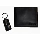 Men's Kenneth Cole Reaction Passcase Wallet & Key Chain Set Black