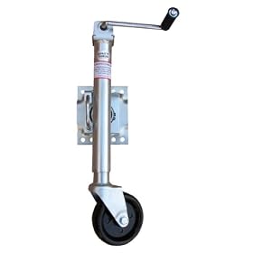 Vestil TJ-06 Side Swivel and Wheel Trailer Jack, 1000 lbs Capacity, 10" Lift Range