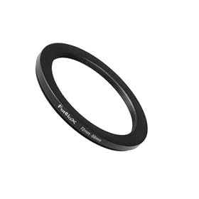 Fotodiox Metal Step Down Ring, Anodized Black Metal 72mm-58mm, 72-58 mm