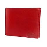 Robe di Firenze Compact Leather Billfold Wallet Red