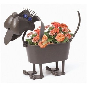 Childrens Toyshop  Outdoor Living : Gertruda the Weiner Dog Planter