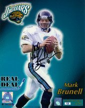 Mark Brunell Autographed Jaguars 16