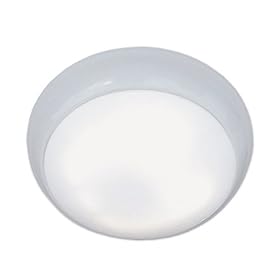 28W 2D White Bathroom Ceiling Light Low Energy Saving c/w 2D Bulb