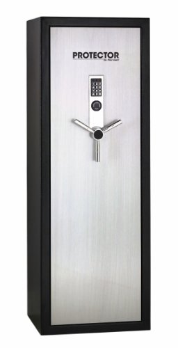 First Alert 6742DF Protector Fire Resistant Gun Safe 77 Cubic Foot SilverBlack