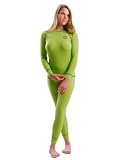 Nebulus Teight - Ensemble de sous-vêtements de ski enfant - Maillot/collant - Vert