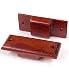 Wardrobe Bar Mounting Spacers - Red Mahogany