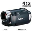 Canon FS200 Flash Memory Camcorder with 37x Optical Zoom (Evening Blue)
