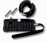 10 lb. Pair Adjustable Ankle Weights (Black)