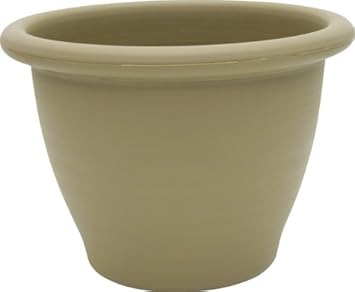 Dynamic Design TN1606DT Toscana 16-Inch Snap-Fit Poly Planter Dark Terra