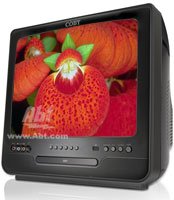 Coby TV-DVD1390 13-Inch Color CRT TV with Digital Tuner and DVD Player