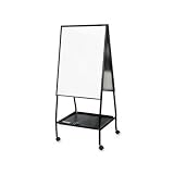 BLT759M - Double-Sided Magnetic Easel,28-3/4x27x59-1/2,Black Frame