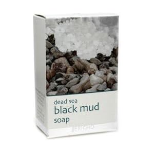 Dead Sea Black Mud Soap By Jericho Cosmetics - 4.4 oz - Great for Normal Skin and for Treating Many Skin Conditions! by Jericho Dead Sea