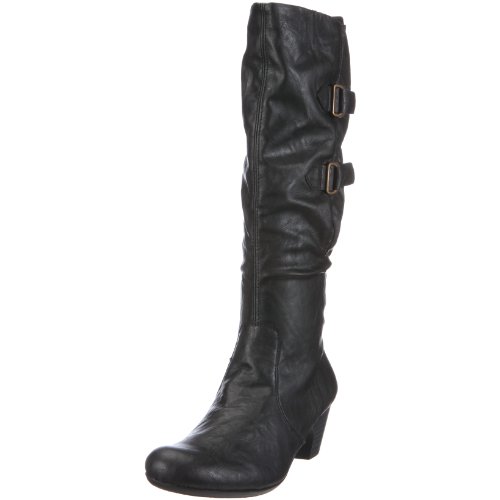 Rieker 70563-00 Sarah, Damen Stiefel, Schwarz (schwarz 00), EU 39