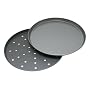 OvenStuff Non-Stick 12 Inch Pizza and Crisper Pan Two Piece Set