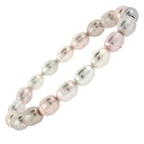 Genuine Freshwater Multicolor Pearl Stretch Bracelet