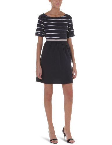 TOM TAILOR Denim Damen Kleid (mini), 50119430071/2in1 dress, Gr. 36 (S), Blau (6012) Preisvergleich