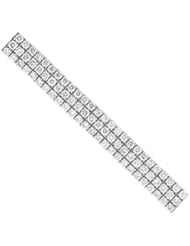 9.00cttw Diamond Three Row Tennis Bracelet set in 14k Gold