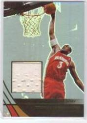 2002-03 Topps Jersey Edition #JESA Abdur-Rahim White JSY - Atlanta Hawks (Piece of Authentic Game-Worn Jersey ) (Basketball Cards)