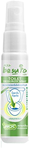 Natural Toilet Deodorizer Spray, Natural Antiperspirant, Portable Size, Toilet Odor Spray, Toilet Deodorant Spray, Unscented Formula