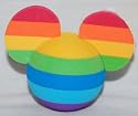 Disney Car Antenna Topper - Rainbow Mickey