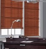 2 Composite Wood Blinds, 2 Faux Wood Blinds