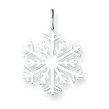 Sterling Silver Snowflake Charm with 20 inch Sterling Silver Chain