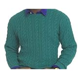 Men's Cable Cashmere Sweater at Cashmere Boutique
