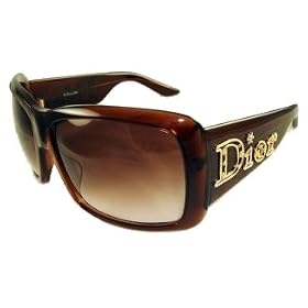 CHRISTIAN DIOR AVENTURA 1 NS 0ANZ S2 COCOA FRAME BROWN GRADIENT LENS PLASTIC SUNGLASSES