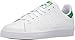 adidas Originals Men's Stan Smith Vulcanized Sneaker, White/White/Green, 8