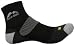 Adults More Mile cushioned LONDON running sock in Black