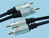 2 Metre High Quality Gold Plated 2x Phono to 2x Phono RCA Cable