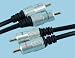 2 Metre High Quality Gold Plated 2x Phono to 2x Phono RCA Cable  from Cable Mountain