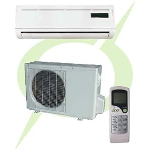 Inverter Series 9 000 BTU 19 SEER Single Zone Inverter System Ductless Mini Split Air Conditioner with Cooling Heating and Dehumidification Functions White