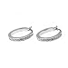 Oliver Weber 8463 Rhodium Swarovski Crystal Earrings