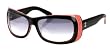 Tres Noir Black and Red JEZEBEL Sunglasses w/ Smoke Fade Lens