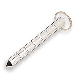 Aluminum Hestitan Keychain w/point, Silver