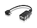 SANOXY 1X Micro USB OTG to USB 2.0 Adapter - Black